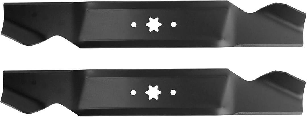 OCPTY High Lift Blades 38 inch Deck Mower Blades for MTD L13 LT13 LT1300 LT14 LT145 LT1450 LT15 LT1700 C76G C79GF V76GF LT538G CLT38G LT3812 for Troy-Bilt 742-0610 942-0610 942-0610A,2 pack