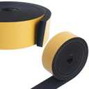 High Density Foam Tape Waterproof Sealing Strip CR Strips Neoprene Single-Sided Adhesive EVA Seal 2''(W) X 3/8''(T) X 13ft(L)