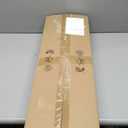 Modern LED Ceiling Light Fixture, Chrome Close to Ceiling Lighting Fixtures, 72W Dimmable Flush Mount Ceiling Light with Remote for Living Room, Bedroom, Dining Room