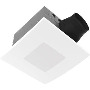 Bathroom Exhaust Fan with 5-CCT Dimmable LED Light, Adjustable 50-80-110 CFM, Ultra-Quiet <0.3 Sones, DC Motor, Retrofit No-Screw Roomside Installation, Energy Star, BEL5080110