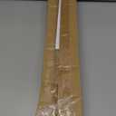 Shower Curtain Rod 31-68 in Adjustable Curtain Rod No Drilling Tension Shower Rod Stainless Steel for Door Curtain, Closet, RV, White