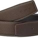 Vatee's Men/Women Reversible Genuine Leather Without Buckle Replacemen Belt Strap 1.34"/1.5" Wide