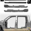 Mountainpeak Rocker Panel & Cab Corner Fit for 2009-2018 Dodge Ram Crew Cab | 1500, 2500, 3500 Only, 6PCS Inner & Outer Rust Repair Kit, E-Coated Finish, Heavy Duty Steel