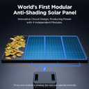 215W 4-Modules Anti-Shading Bifacial Solar Panel