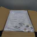 DOMNIU 2 Pack Pull Out Cabinet Organizers Expandable, Plastic Slide Out Drawers for Kitchen, Bathroom, Pantry, Under Sink Storage, Pull Out Drawers Fixed with Adhesive Nano Film (White, 11.6''-17.5'')