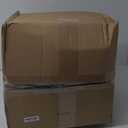 3.7 inch Thickened Orthopedic Dog Beds for Large Dogs, Supportive Dog Sofa Bed with 28D Egg-Crate Foam, Removable Washable Plush Cover, Waterproof Lining, Half-Round Design for Puppy, Senior Dog (Grey)