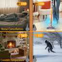 MAXTID Large Door Draft Blocker 36" Grey Bottom Door Draft Stoppers for Bottom Weather Stripping Shower Door Seal Strip Under Gap Filler Doors Sweep Interior Doors (Gray)