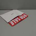 2 Pack Magnetic FOR SALE Sign Car, FOR SALE Signs for Vehicles, Magnet Signs for Vehicles, Heavy Duty Magnet, Writable Dry Erase Sheet, Reusable, High Visibility, 12.2''*9.06'', Included 4 Adhesive Pads