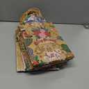 qiqee Irregular-Shaped Christmas Paper Gift Bags Bags with Handles Small Size,24Pcs Decorated Angel Xmas Paper Bag (6.1"9.8"3.1",24Pcs Tissue Paper included)