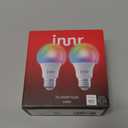 innr Smart Light Bulbs, A19 Zigbee, Works with Philips Hue* and Alexa (Bridge Required), White and Color, RGB, Dimmable Color Changing Light Bulb, E26 LED Bulb 60 Watt, 806lm, 2-Pack