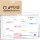 2 Pcs Tempered Glass Screen Protector for Skylight Calendar 15 Inch - High strength 9H Hardness Tempered Glass - HD Clear, Anti-Scratch
