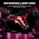 XINGWU Motorcycle LED Tail Lights RGB Control for NINJA 400 2018-2024 Z400 Z250 Z400 Z1000 Z1000R ZX6R ZX10R ZX10RR Rear Brake Light DRL with Turn Signals Sequential Dynamic Indicator