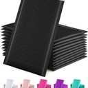 GSSUSA 100 Pack Bubble Mailers 6x10 Inches Bubble Mailer Usable Size 6x9" Envelopes Small Packaging Mailing Envelope Bags Shipping Bag Bulk Pack Self Seal Package Mail Packing Business Supplies, Black