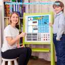 GOLDGE 62-Piece Magnetic Math Set for Kids 3-8: Number Learning Toys Develop Early Math Skills, Preschool Games for Boys & Girls, Multicolored Educational Toy Kit