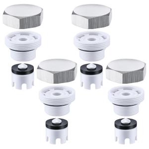 4 Pack Vacuum Breaker Repair Kit Replacement for VACVBKX1B Heavy Duty Metal Vacuum Breaker Replacement Kit for Traditional Anti Siphon Frost Free Sillcock Valves Anti Siphon Valve Repair