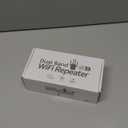 1200Mbps Dual Band 5GHz/2.4GHz WiFi Extender, WiFi Extender Signal Booster, 12880 Sq.Ft Coverage, 105-Device Support, Setup for Home & Outdoor Use