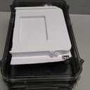 Delamu 2 Pack 3-Tier Bathroom Under Sink Organizers and Storage, Multi-Purpose Stackable Pantry Organization and Storage, Pull Out Clear Kitchen Bathroom Cabinet Organizer with Movable Dividers, Grey