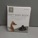 Soft Baby Book with Touch and Feel Pages - Cute Sensory Book for Babies 0-6, 6-12 & 12-18 Months with Mirror & Crinkle Paper - The Perfect Christmas Toy for Baby Showers Or as a Newborn/Infant Gift