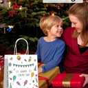 RACETOP Colour Kraft Paper Gift Bags with Handles,Bulk Gift Bags, Shopping Bags, Party Bags,Business Bags, Retail Bags, Merchandise Bags (5.9 * 3.2 * 8.3Inches), Medium