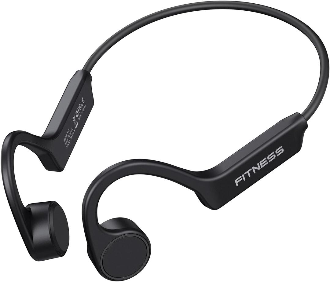 PSIER Bone Conduction Earbuds, Open-Ear Bluetooth 5.4 Wireless Sport Headphones