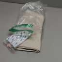 NICETOWN Linen French Door Curtains, Privacy Curtains for Window, Thermal Insulated Blackout Front Door Shade for Glass, 100% Blackout Tie Up Shades Covering, 26 X 72 Inches, Beige, 1 PC