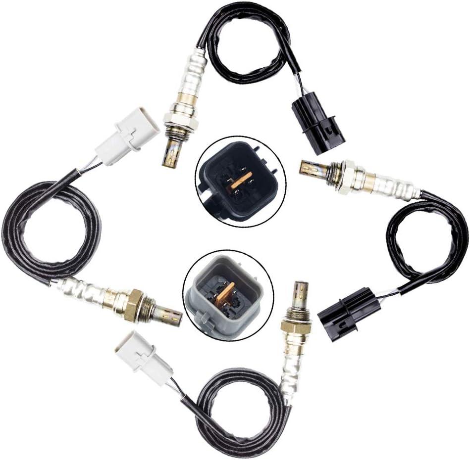 4x Oxygen O2 Sensor for 2003 2004 2005 2006 Kia Sorento 3.5L Upstream + Downstream