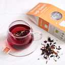 Teapigs Organic Up Beet Tea Made With Whole Tea Leaves, Natural Ingredients, Non-GMO, Energy Boosting Hibiscus â€“ 15 Count (1 Pack of 15 Tea Temples) (EXP 10/03/26)