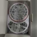 Electric Makeup Brush Cleaner Machine with Automatic Cleaning and Drying Functions Portable Makeup Brush Cleaner for All Size of Makeup Brushes Gifts for Makeup Lovers (White pink)