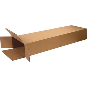 Aviditi HD20860FOL Side Loading Corrugated Cardboard Box 20" L x 8" W x 60" H, Kraft, For Shipping, Packing and Moving (Pack of 5)