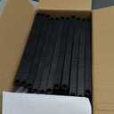 Narrow Shoe Rack, 10-Tier Metal Shoe Organizer,Tall Shoe Shelf with Anti-Tip Strap, Max Holds 20 Pairs,Space Saving for Closet,Entryway,Black