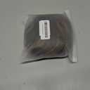 Yaki Straight Ponytail Extension for Black Women, 14 Inch Fluffy Thick Synthetic Yaki Ponytails, Drawstring Hair for Black Women Girls (Dark Brown with Brown Highlights 4H27)