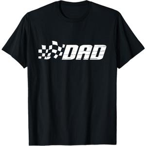 Racing Birthday Party Matching Family Race Car Pit Crew Dad T-Shirt Size M