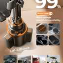 LISEN Upgraded Version Cup Holder Phone Holder 360° Adjustable Long Neck Car Phone Mount Golf Cart Phone Holder, Truck Jeep Accessories for iPhone 17 Air Pro Samsung Google and All 4-7'' Phone