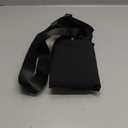 Iioscre Medium Crossbody Crescent Bag for Women Men, 2 Zippers Crossbody Hobo Bag with Adjustable Strap & Inner Pockets. (Black-001)