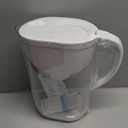 Brita Large Water Filter Pitcher for Tap and Drinking Water, Includes 1 Standard Filter, BPA-Free, Lasts Two Months, 10-Cup Capacity, Bright White