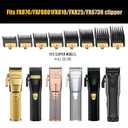 8PCS Premium Clipper Guards with Metal Clip compatible with BaBylissPRO Barberology Comb Set,Cutting Lengths 1/16”-3/4 ”, for Babyliss Clipper Guards for FX870 FX890 FX825 FX673 Clippers