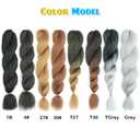 Crochet Vixen Bundles 22 inch Kinky Straight Crochet Hair for Black Women 3 Packs Premium Synthetic Fibers Crochet Braids (T27, 22 inch)