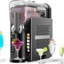 Slushie Machine for Home, 88 oz Tank, No Ice Needed, 6 Presets | Frozen Drink Maker, Slushy Machine, Soft Serve, Margaritas, Frappés, Milkshakes, Quiet, Auto-Clean, Perfect For Parties.