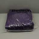 Bedsure Heated Blanket Throw Blanket - Fast Heating Electric Blanket, Soft Flannel Heated Throw with 4 Time Settings, 6 Heating Settings, Warm Gifts for Women Men (50x60 Inches, Purple)