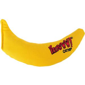 Yeowww! Catnip Toy, Yellow Banana Pack of 4