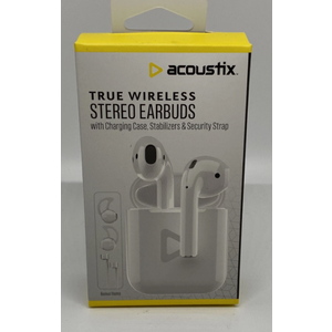 Acoustix True Wireless Stereo Earbuds Hf-bts1200tws - White