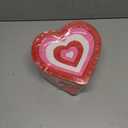 3 x 50 Pcs Valentine's Day Paper Plates Disposable Plates Red Pink Heart Shaped 8.6 x 9.3 Inch Decorative Tableware Dessert Plate for Wedding Anniversary Party Tableware Supplies