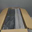 4Pack Fiberglass Acoustic Panels, Self Adhesive Sound Proof Foam Panels for Walls, Sound Dampening Panels for Studios, Office, Home Soundproofing Absorbing Noise Reducing, 23.6x11.8x2.5" Black Grey