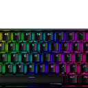 HyperX Alloy Origins 65 - Mechanical Gaming Keyboard  Compact 65% Form Factor - Linear Red Switch - Double Shot PBT Keycaps - RGB LED Backlit - NGENUITY Software Compatible,Black