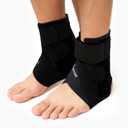 2-Pack Ankle Support Brace for Men & Women, Compression Ankle Wrap with Dual-Sided Stabilizers, Adjustable X-Strap & Open Heel for Sprain Recovery, Joint Stability & Sports Injury Relief