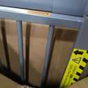 Regalo Safety 36 Extra Tall Baby Gate for Doorways & Bottom of Stairs, Pressure Mounted Baby Gate with Door for Babies, Toddlers & Pets, Tested & Safe, American Designed and Owned, Platinum