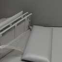 3D Anti-Collision Wall Padding for Kids, Grey Peel and Stick Headboard Pack of 4 Panels Sized 7.8" x 15.7", Self-Adhesive Panels for Bedroom/Living Room Upholstered Wall (Gray)