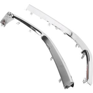 Front Lower Grille Molding Set Compatible for Mazda 3 Sedan Hatchback 2017-2018, Driver/Passenger Side Grille Lower Molding Trim Replaces MA1214106 MA1215106 BANE507K1 BANE507J1 MZ3307C1