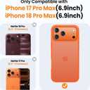 Yriklso for iPhone 18 Pro Max Phone Case/17 Pro Max, Orange