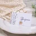 UNIQOOO 12Pcs Decorative Rose Floral Place Card Holders Bulk, Luxury Gold Metal Name Card Stands Set, for Wedding Table Setting, Business Card, Name Tag, Party Food Labels